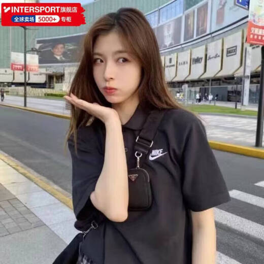 耐克（NIKE）t恤女装 2025夏季新款运动服情侣休闲服翻领全棉透气Polo衫男短袖 FN3895-010/偏大/晒图退5【元】 S /165/84