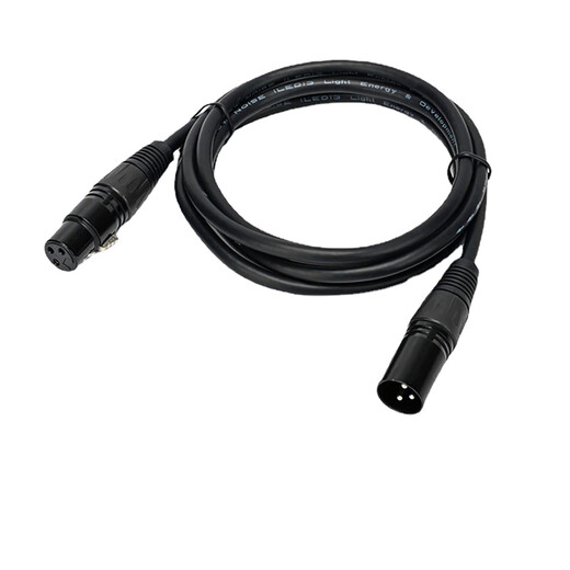 XLR male to female XLR balanced line three-core dual XLR live condenser microphone sound card dragon amplifier audio mixer audio cable live pure copper connecting cable