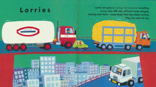 
Awesome Engines Dig Dig Digging Choo Choo Clickety-Clack Children's Transportation Popular Science Picture Books 4 Books English Learning Enlightenment Books Excavator Original Imported Books Emergency Rescue