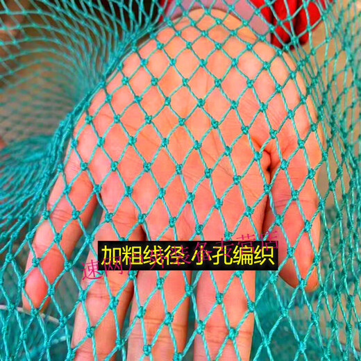 Raft core hand-woven fish small-eye glue wire fish net bag anti-hanging quick-drying black pit fish library fishing net 1cm 12401m 2M mouthless cloth 40# long without bag or block
