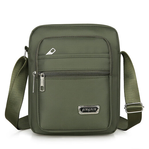 Herrenbeutel Casual Recond Bag Oxford Stoff kleiner Rucksack Herrenbeutel Casual Crossbody Bag Canvas Bag Tragbarer Geschäftstrend [Square-Pull Basic Style]+[YZ3519 Black]