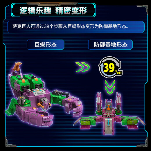 变形金刚（TRANSFORMERS）儿童男孩玩具车模型手办泰坦级萨克巨人E7672