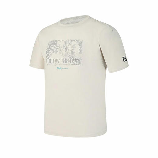 Fila AthleticsSport2025Q1 Treotage à manches courtes à manches courtes et personnalisés sports polyvalents et t-shirts décontractés Men Gongbei M 170 / 92A