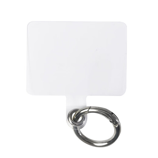 MPPMCK mobile phone dust plug new mobile phone lanyard anti-lost patch men's and women's universal fixed clip back card portable charging port buckle gasket metal hanging buckle shell universal gasket 3 pieces transparent clip + silver round buckle