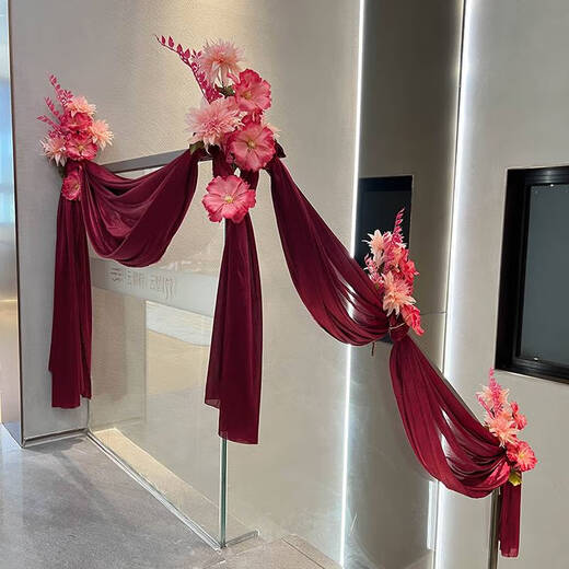 Decoración de pasamanos de la escalera de Yonghuan para la boda de la boda interior para hombres 3527