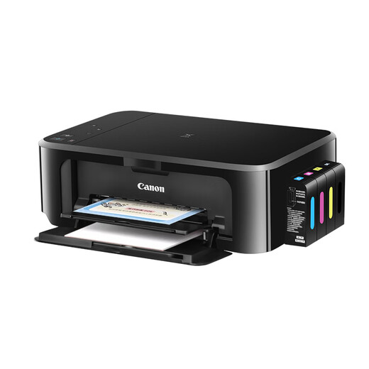 Canon 3680 color printer home small student copy and scan all-in-one mobile phone photo with ink tank. Returns are not supported after unpacking. Package 3 external connected with large ink tank for printing. 3440 comes with wifi + remote + mobile phone + computer + 6-inch photo