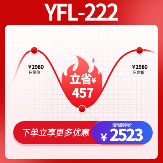 雅马哈（YAMAHA）YFL-222闭孔长笛16键初学者长笛C调长笛 YFL-222 【无E键分割】