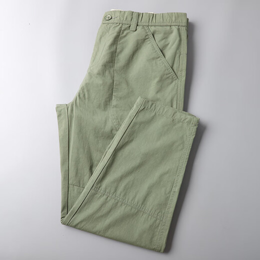 Muji mismos pantalones casuales para hombres en pantalones de patio ancho de verano pantalones de harén japoneses heterosexuales hombres longitud casual 6626 gris 28