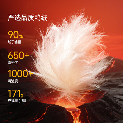 Camel Volcano Down Jacket Men's Winter New Thick Hooded Warm Bread Jacket Women's Urban Light Outdoor Black Uniform Style for Men and Women, 7674B M