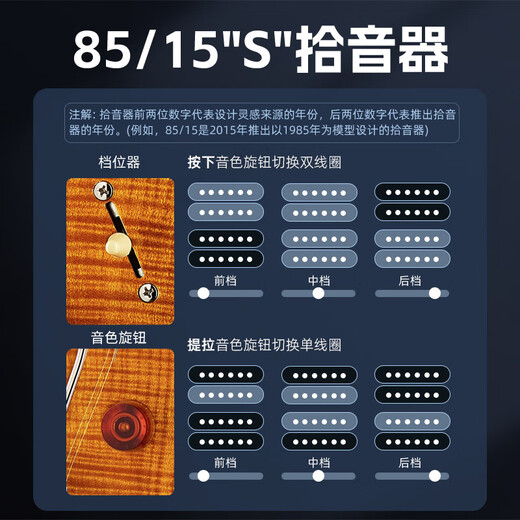 PRS电吉他SE Custom24 CU44 CE44 CH44 SA22 C844印尼产可切单电吉它 C844 EV 绿色 24品【大礼包】
