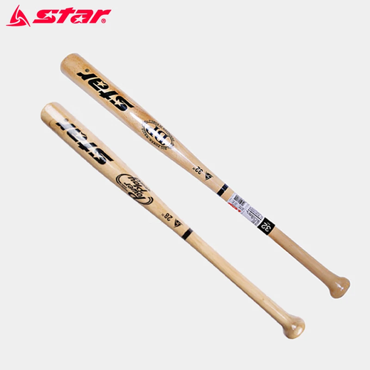 Star baseball bat can be used for professional players to use wood color baseball bat 32-inch car training body-proof solid bat 28-inch WR250 primary color 32-inch