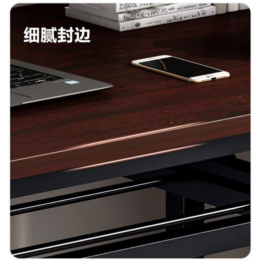 
Xingkai (XINGKAI) [Specialized in Government and Enterprise] Folding table, computer table, outdoor long table, table-type household desk, street stall table, BGZ673 Black walnut double layer [rounded corners to prevent bumps] 100*60