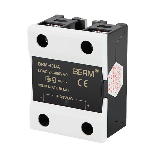 贝尔美固态继电器BRM-40DA直流控交流模块SSR-40DA单相40A D4840 BRM-120DA【直流控交流】