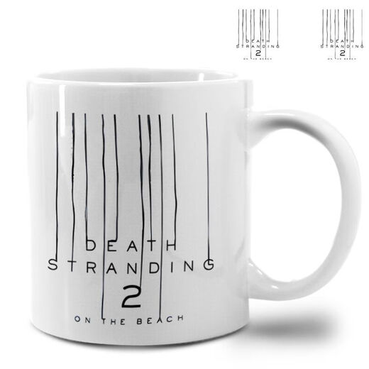 
Xiong Zhecha Death Stranding 2 Peripheral Water Cup Console Game PS5 New Works of Hideo Kojima LOGO Mug Coffee Ceramic Water Ordinary Cup Does Not Change Color (13892) Single Cup + Wooden Cover Spoon + Gift Bag