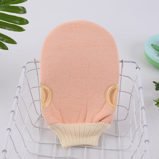 Fat Donglai's same style bath towel for adults, powerful mud rub and decontamination bath towel, back strip bath ball set for bathing, blue (bath towel + back rub strip) 2-piece set