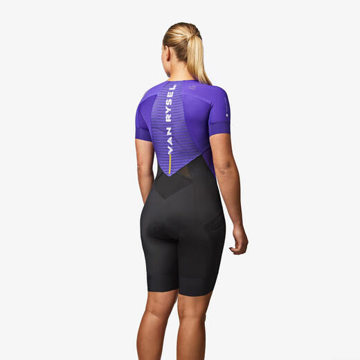 Decathlon Cycling Jersey Women's Cycling Shorts Road Cycling Triathlon Cycling Jersey Short Sleeve Top-5392969