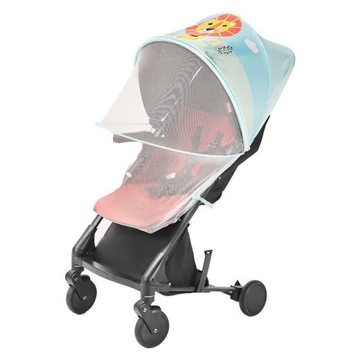 Others Stroller Mosquito Net Full Cover Universal Baby Outdoor Walking Artifact Stroller Anti-mosquito Cover Encrypted Net Cover Cartoon Tiger Model Stroller Mosquito Net Encrypted Net