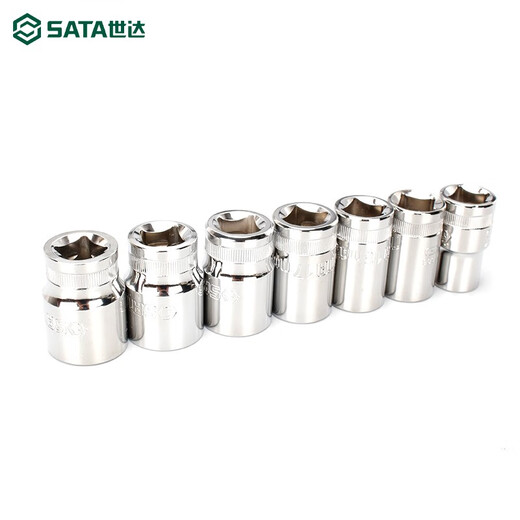 SATA 世达世达工具大飞棘轮扳手12角套筒头12接口套头套管扳手头子13601 13614/23mm
