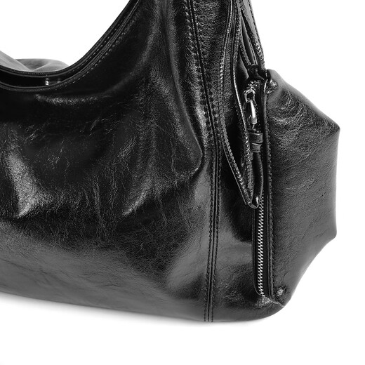 Belle Frauentasche 25 neue faule lässige Hobo -Tasche große Kapazität Tasche X7328BX5 Schwarz