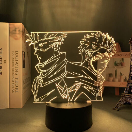 Ruizhixuan kehrt zu Wujowu 3D Night Light Figur Animation periphere Desktop-Ornamente Schlafheim, um die Geschenkideen der Schüler zu senden.