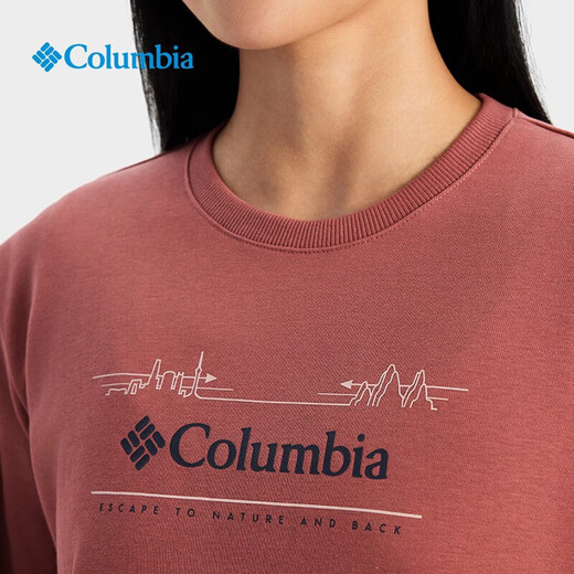 Columbia Columbia outdoor autumn and winter new products for women's fashionable printed round neck pullover long-sleeved sweatshirt 679 M/160/84A