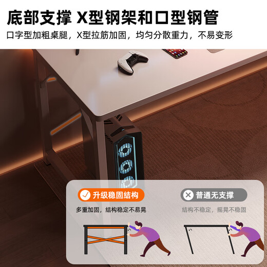 Shanshan Wood Art Corner Computer Desk Desktop Home Desk Bookshelf Integrated Double Gaming Table Corner Office Desk