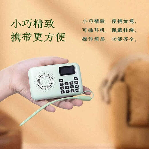 Shanyuan 916 MINI SMALT-PLAY CARDE PLAGE PLATER Song Player Music Machine haute définition Sound Quality Screen Chinese Display Screen (1396 pièces contenant une carte 16G)