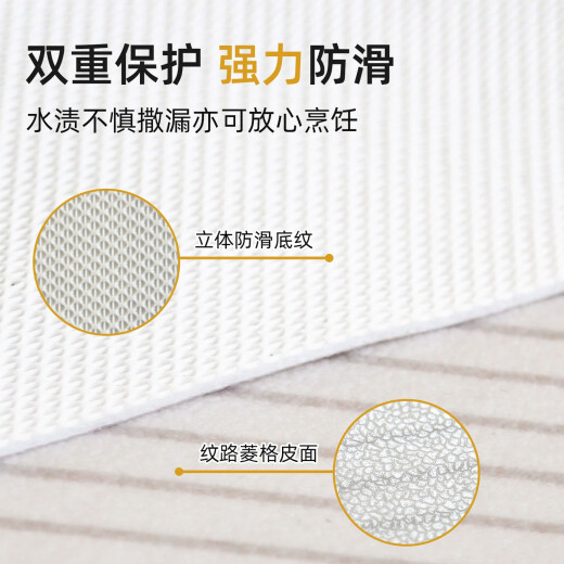 厨房地垫2024新款铺pvc防水地毯防滑防油耐脏可擦免洗地面专用 15917-清鸢 1件数 定制咨询客服50元/