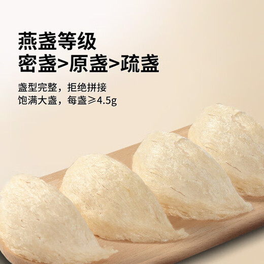 同仁堂干燕窝干盏礼盒孕产妇补营养品 送妈妈长辈礼物 【东南亚溯源】尊贵黑金标50g-送礼有面