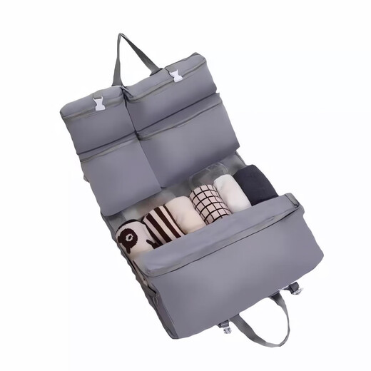 FVFH Japan Koffer Aufbewahrungstasche Multifunktion faltbare Reisebereiche Kleidung Unterwäsche-Unterwäsche-Paket und Finishing Bag Pink 7-in-1-Reisetasche