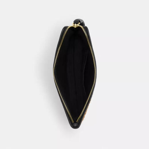 Entrenador (entrenador) Bolsa de embrague femenino Diseño de cremallera de gran capacidad adaptado a iPhone Pro Max Toast/elegante Toast/Black