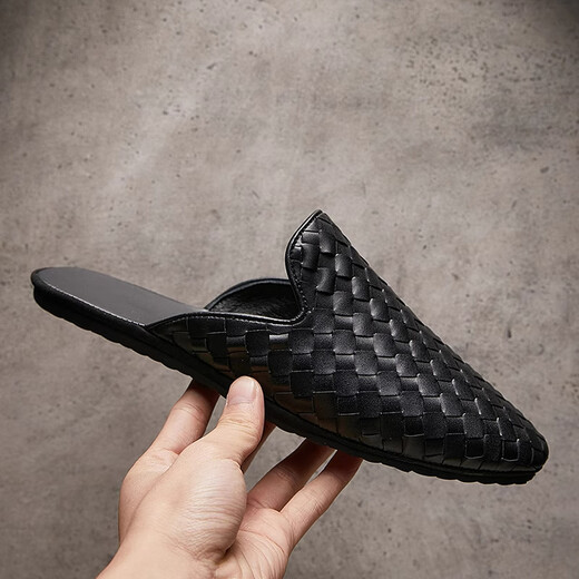 Nosskiss International Luxusmarke Sommer Neue Halbschuhe Herren echte Leder geflochten