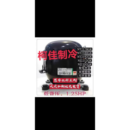 恩布拉科NT2180GK 9226 9232E NJ9238GK NJ2192GK 2212压缩机2178 NT2160U