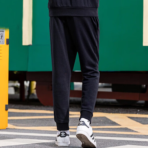 阿迪达斯 （adidas）裤子男裤秋新款黑色篮球长裤束脚运动裤潮GP1013官方正品 GK9226/ S 120-135斤
