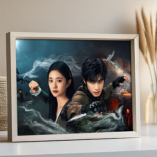 Xiong Lai Run Qi Gen Xin Jian around Liu Haocun Song Weilong Ao Ruipeng's new photo frame table living room bedroom room gift friends ZM14065-element A4 inch * 1 frame 1 picture * large size (recommended by the store manager)