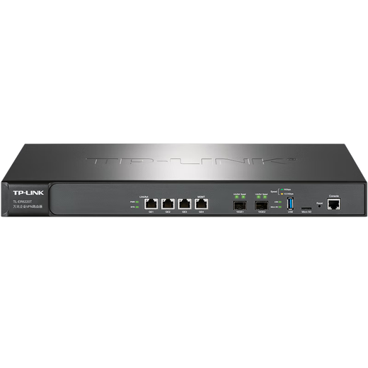 
TP-LINK 10G Enterprise VPN Router Quad-core CPU 1GB DDRIV High-speed Memory TL-ER6220T TL-ER6220T