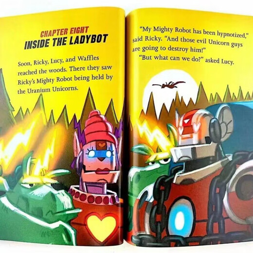 [Peking Pick Book] Klick-to-Lead-Version von Viagra Roboter 9 Bände Mighty Robot Geschenkbox Full Color English Kinderbuch Star Wars 10 Bände