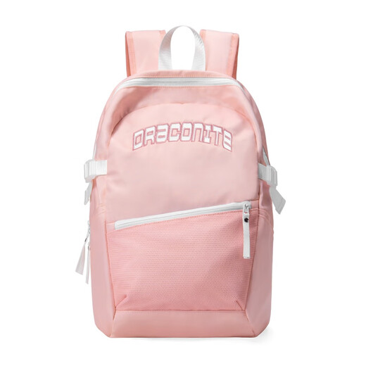 初弎2024新款时尚大容量双肩包男女大学生电脑包书包旅行包 粉色11975