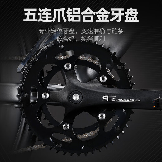 Flying Pigeon (Flying Pigeon) Voll-in-Line-Rennrad für erwachsene Männer und Frauen Doppelscheibenbremse City Pendler Variable Speed Racing Bicycle All-Terrain Racing Curve Lenker-Full-Inner