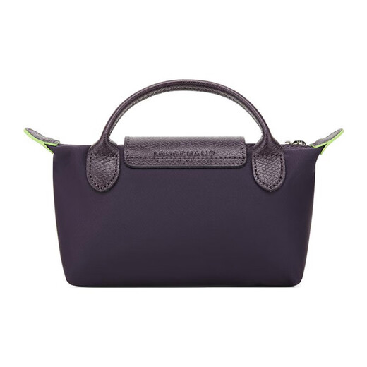 珑骧（longchamp）手提包LONGCHAMP珑骧按扣拉链开合再生聚酰胺帆布常规女款紫色 基础装(包)