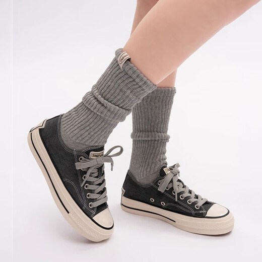 NOSSKISS International Light Luxury Women's Shoes Low Top Canvas Shoes Women's Classic Canvas Shoes New Lace-up Thick Sole Round Toe Sports and Leisure Shoes Blue [Skin Inner] 37