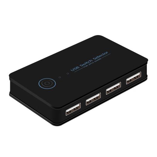 USB共享切换器多台共用一套KVM2进4出HU 高速版 USB3.0版 2切1双向切换器 2主8