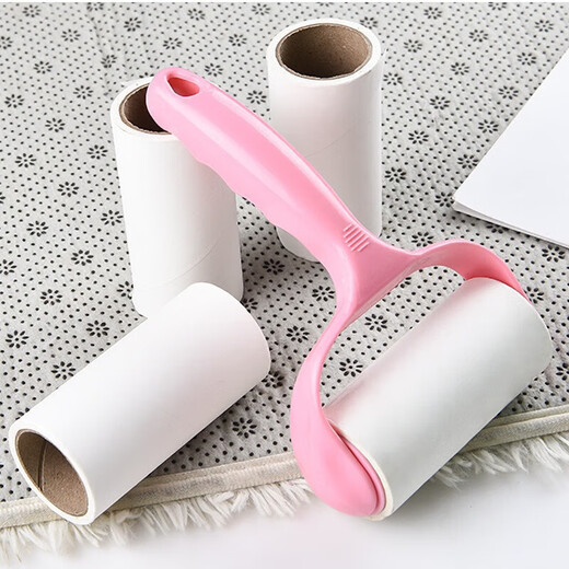 Chenfan Youpin Clothes Care Adhesive Roller Tear-off Adhesive Paper Clothes Hair Removal Pet Hair Removal Adhesive Hair 1 handle 5 rolls value pack