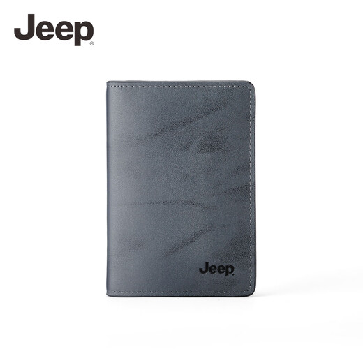 JEEPJeep吉普男士卡包大容量头层牛皮钱夹多卡位钱包生日礼物送爸爸