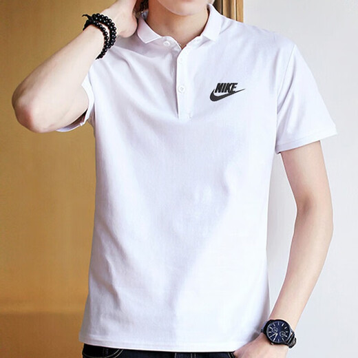 耐克（NIKE）商务POLO衫24年翻领短袖男宽松透气休闲T恤 灰色/FN3895-063  2XL 180-190斤