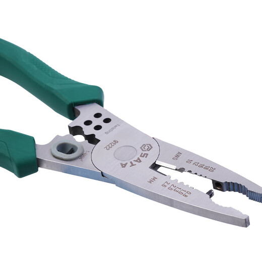 Shida narrow space stainless steel lightweight multi-purpose pliers 8 wire winding stripping wire trimming crimping branching multi-purpose pliers