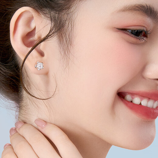 Central Chuang Fashion Chinese Gold and Silver Earrings Girls Birthday Gift Women's Earrings Earrings Light Luxury Niche High-End S925