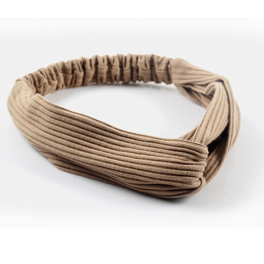 Schmuck Strickfäden Kreuzgesicht Wäsche Haarhalle Feste Farbe Haarzubehör Korean Style Elastic Sport Bine Hair Gurle Kopfbedecke Frauen schwarz