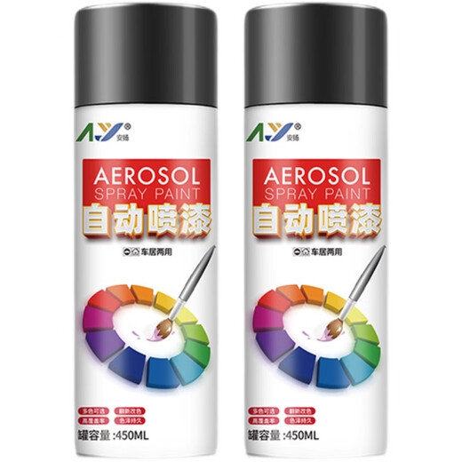 Anyang (AY) RAL self-spraying Raul color hand-spraying metal paint coating anti-rust paint color modification refurbishment paint Custom color series RAL7031 blue and gray