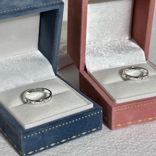 FVIP999 sterling silver pure silver ring viv a la vida life starburst couple ring anniversary gift exquisite small gift box gift opening adjustable all is well smooth female style same style